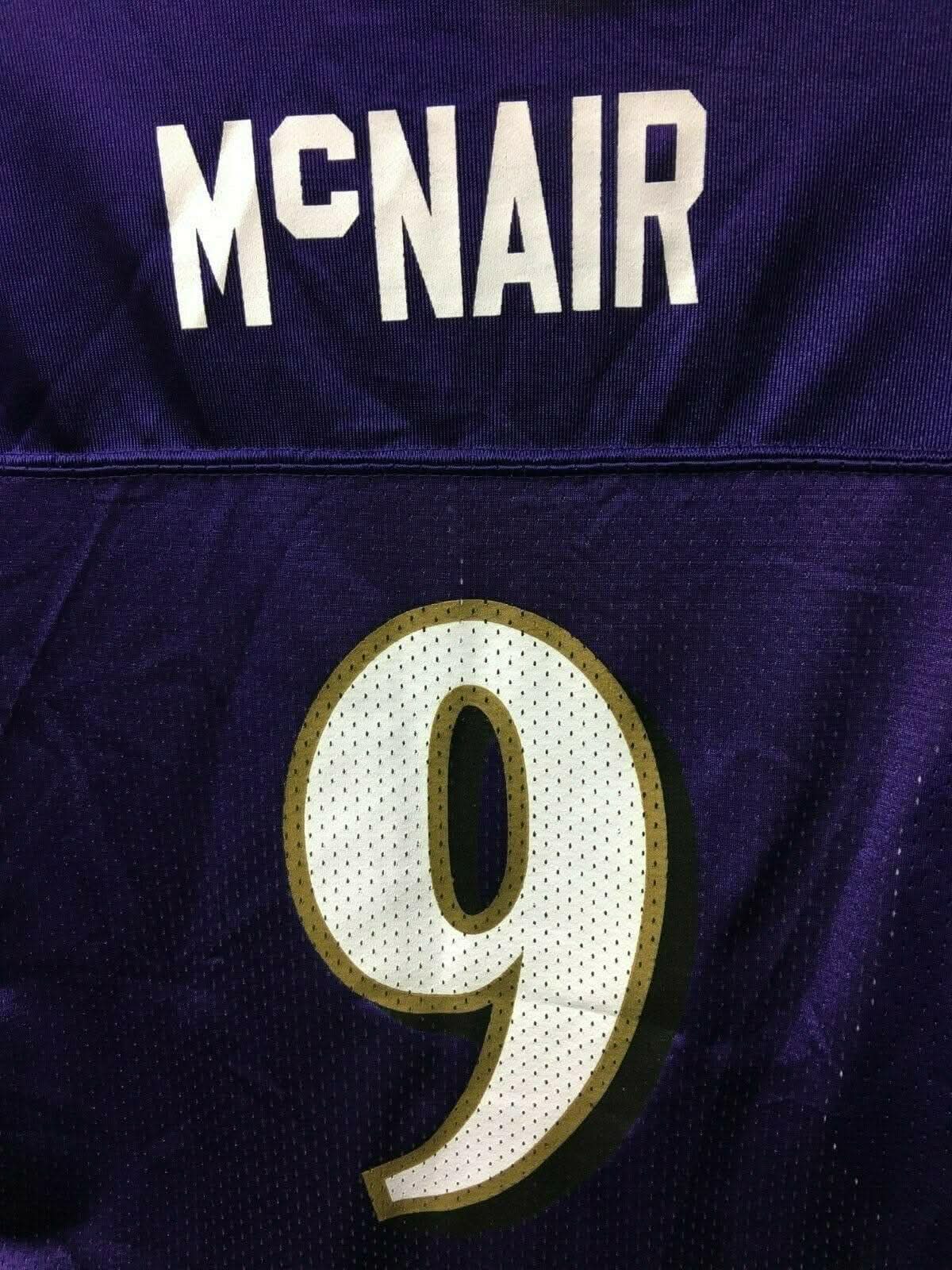 NFL Baltimore Ravens Steve McNair #9 Jersey Youth X-Large 18-20 NWT
