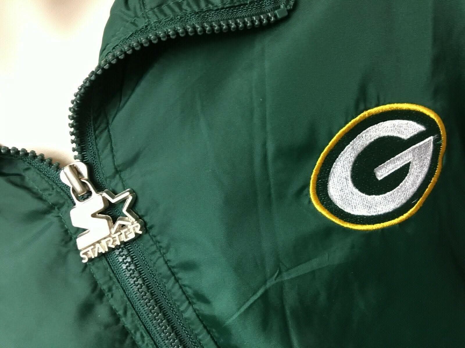 NFL Green Bay Packers Starter Vintage Windbreaker Jacket Men's X-Large