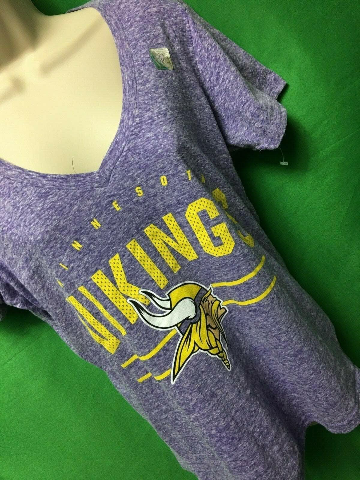 NFL Minnesota Vikings Heathered Purple T-Shirt Women's Medium NWT