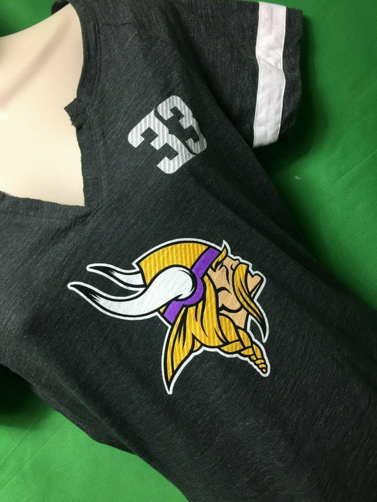 NFL Minnesota Vikings Dalvin Cook #33 Majestic T-Shirt Women's Small NWT