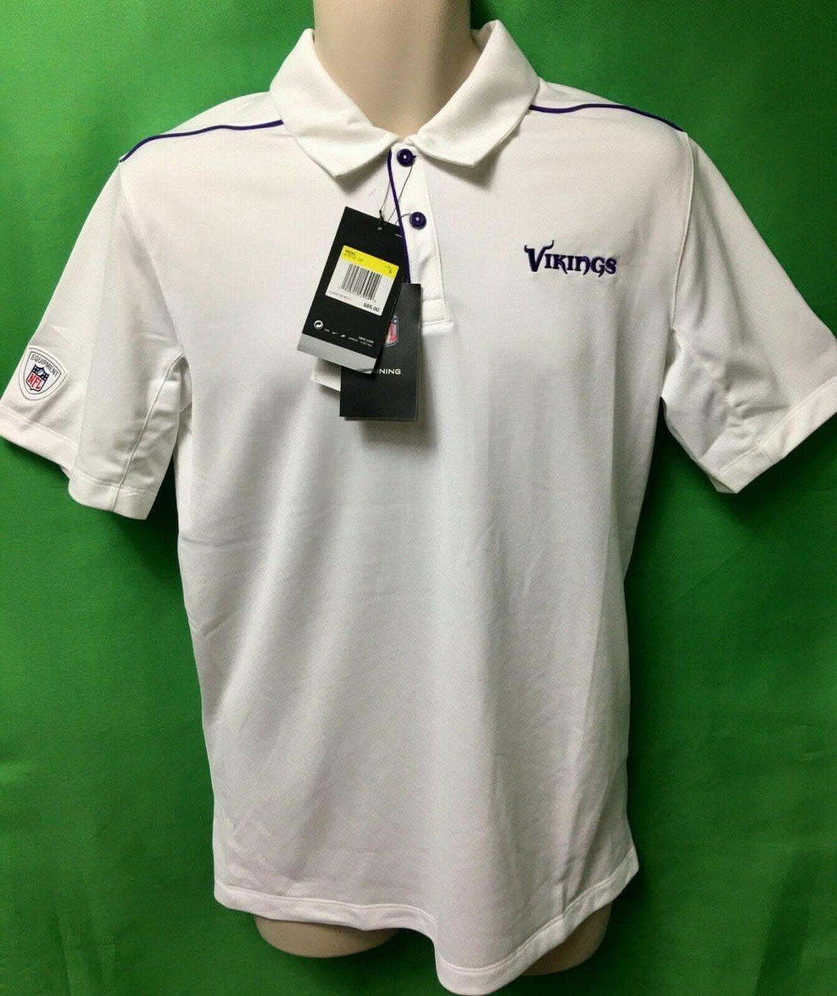 NFL Minnesota Vikings Golf Polo Shirt Men's Small NWT