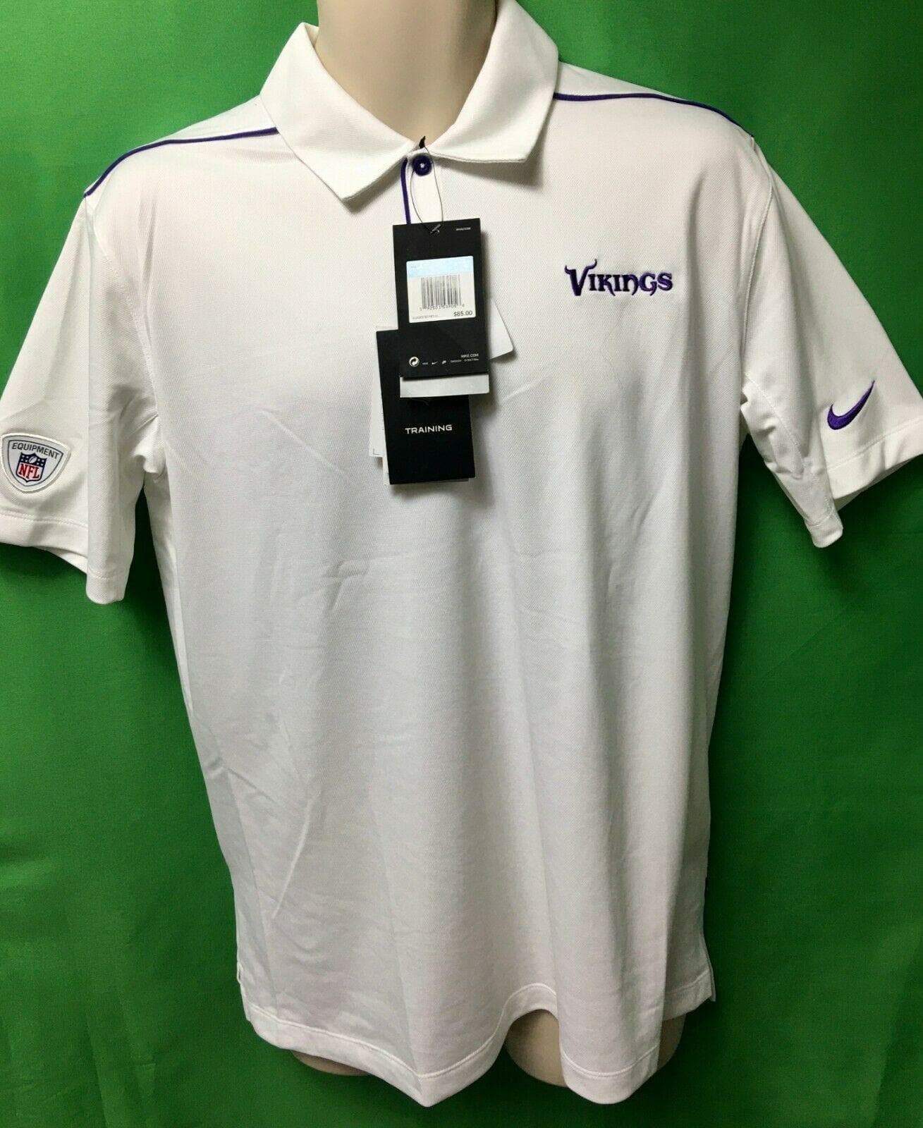 NFL Minnesota Vikings Golf Polo Shirt Men's Medium NWT