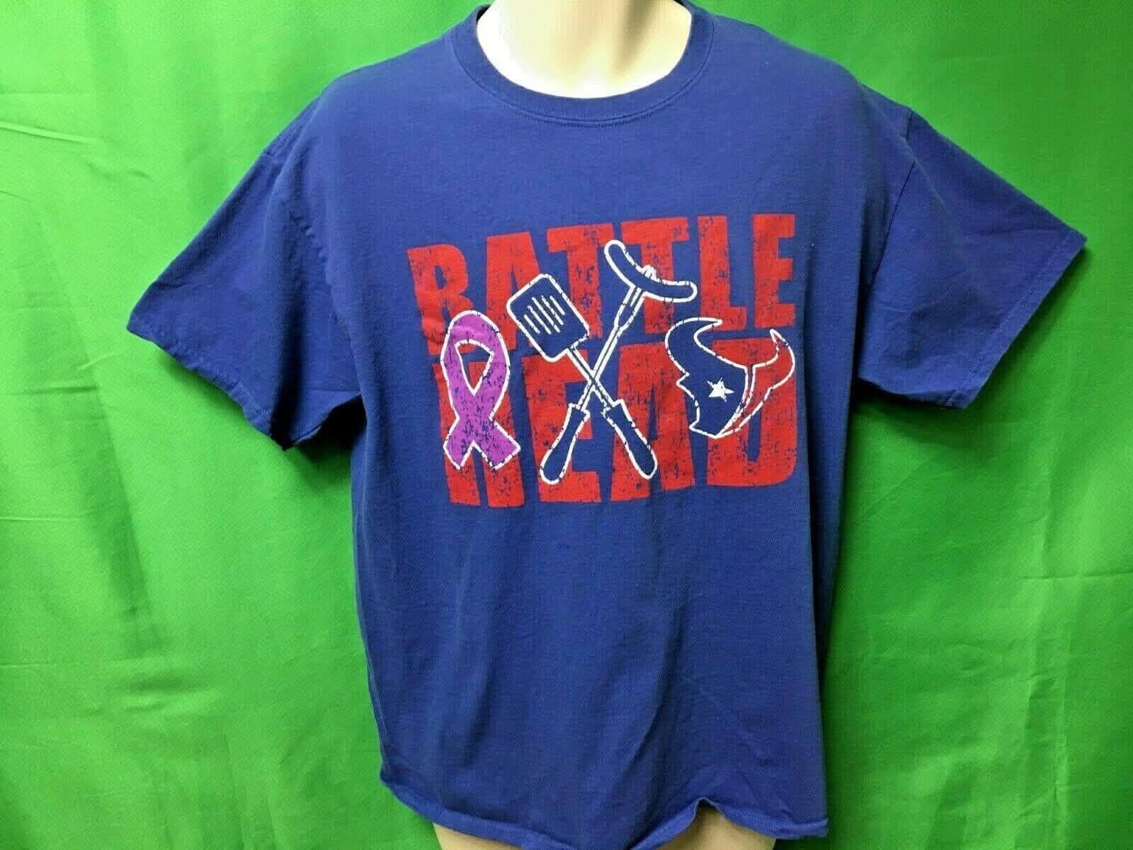 NFL Houston Texans "Battle Head" Quirky T-Shirt Men's Large