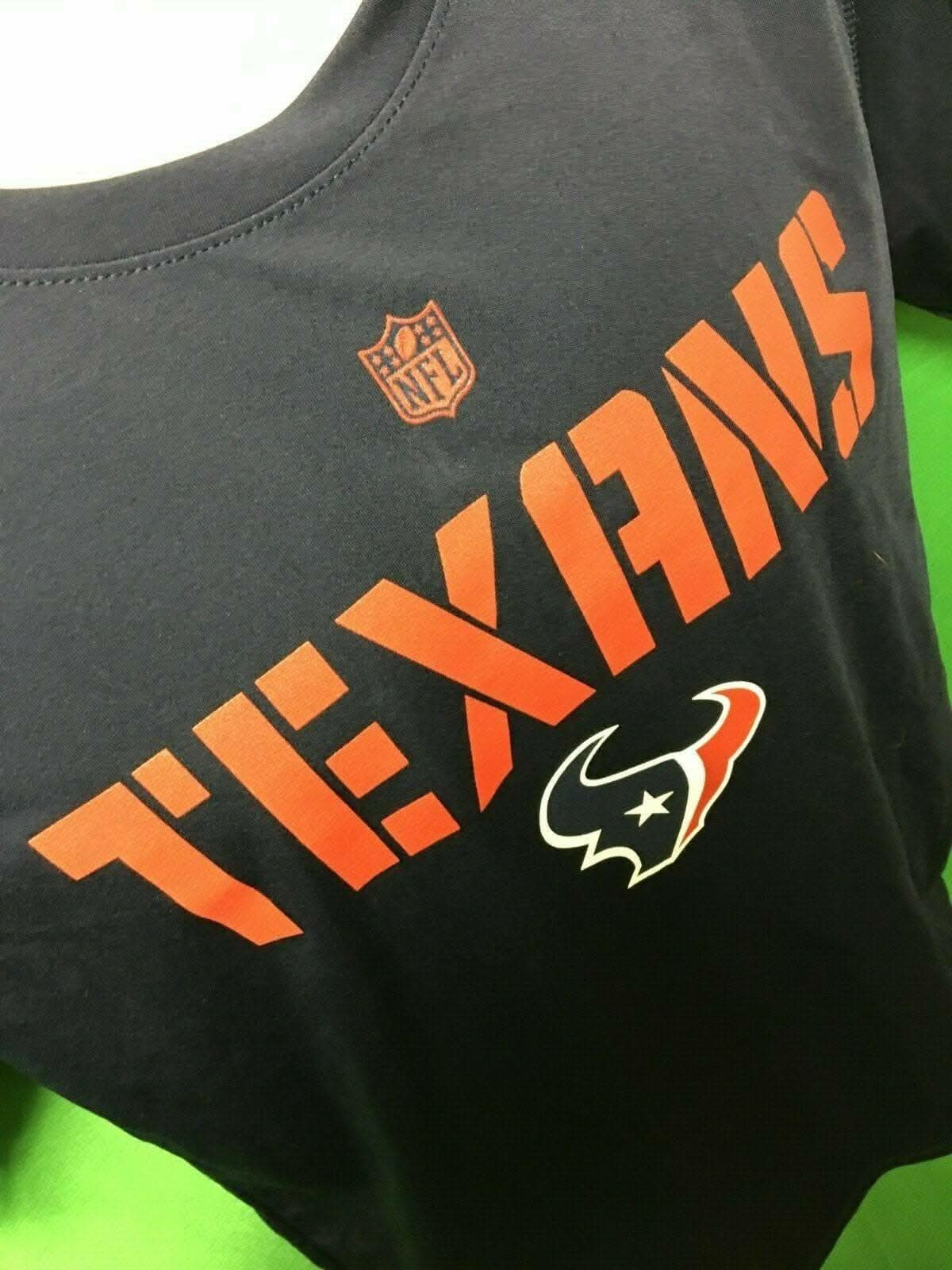 NFL Houston Texans Dri-Tek Blue T-Shirt Youth X-Large 18-20