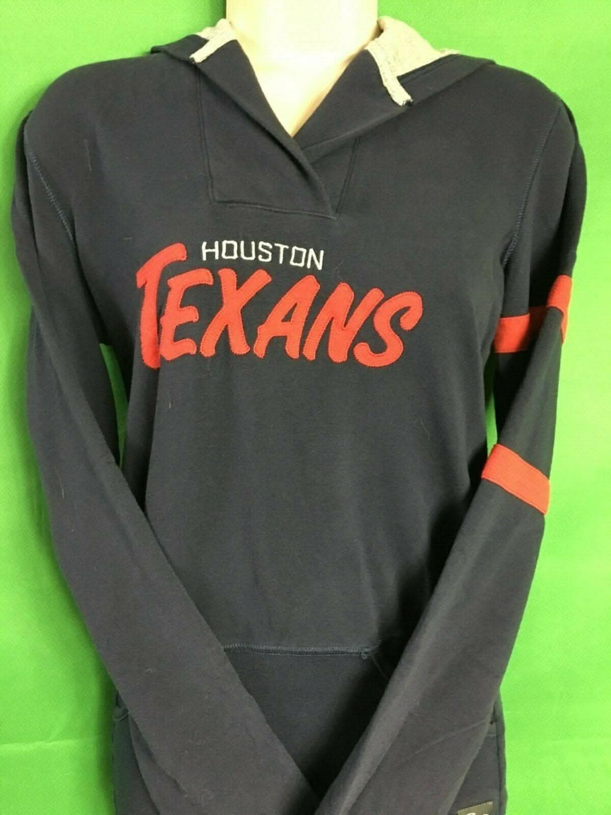 NFL Houston Texans Soft V-Neck Hoodie Women's Small