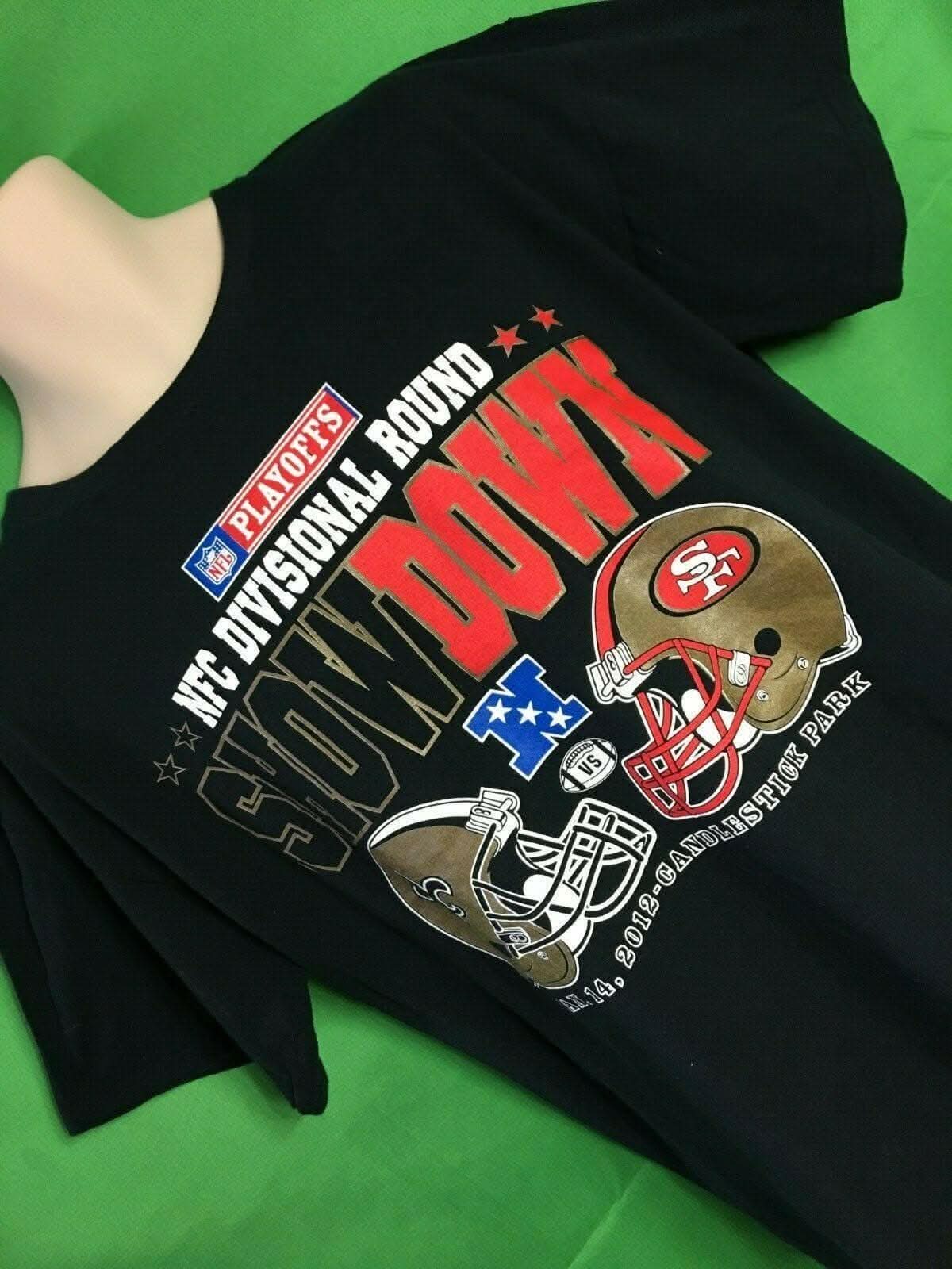 NFL San Francisco 49ers 2012 Divisional Playoffs T-Shirt Men's Large NWOT