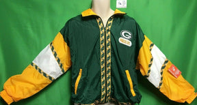 NFL Green Bay Packers USG Vintage Windbreaker Jacket Men's Medium