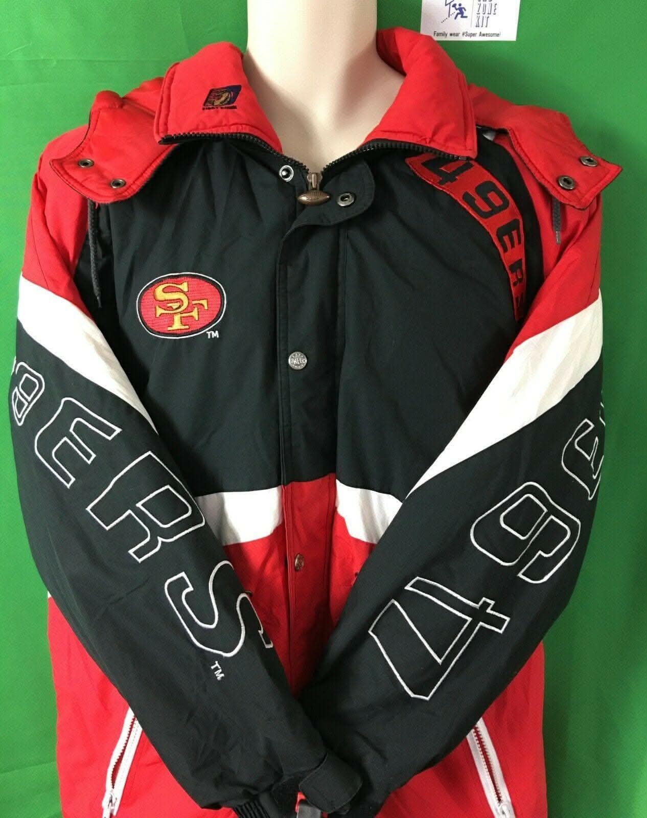 NFL San Francisco 49ers First Down Vintage Coat/Jacket Men's Medium