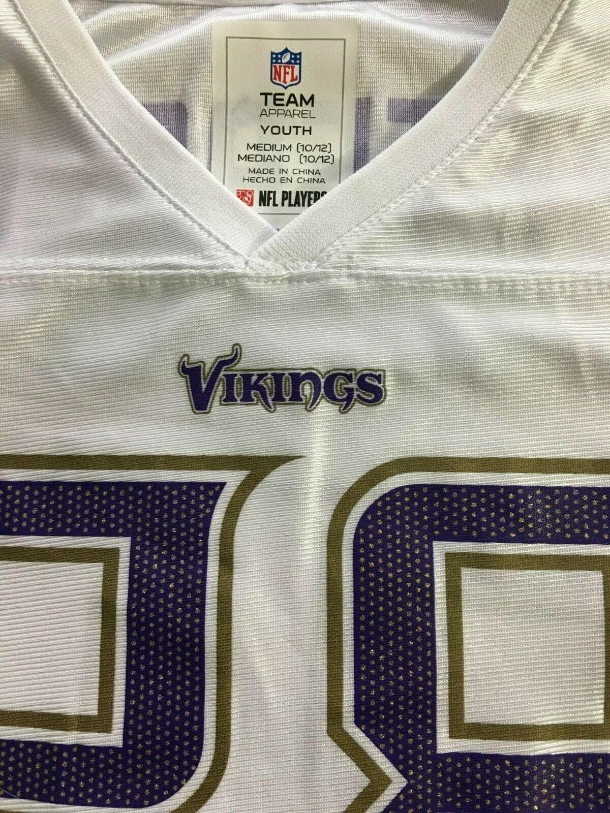 NFL Minnesota Vikings Adrian Peterson #28 Jersey Girls' Youth Medium 10-12