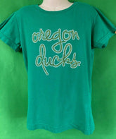 NCAA Oregon Ducks Beaded Girls' T-Shirt Youth Medium 10