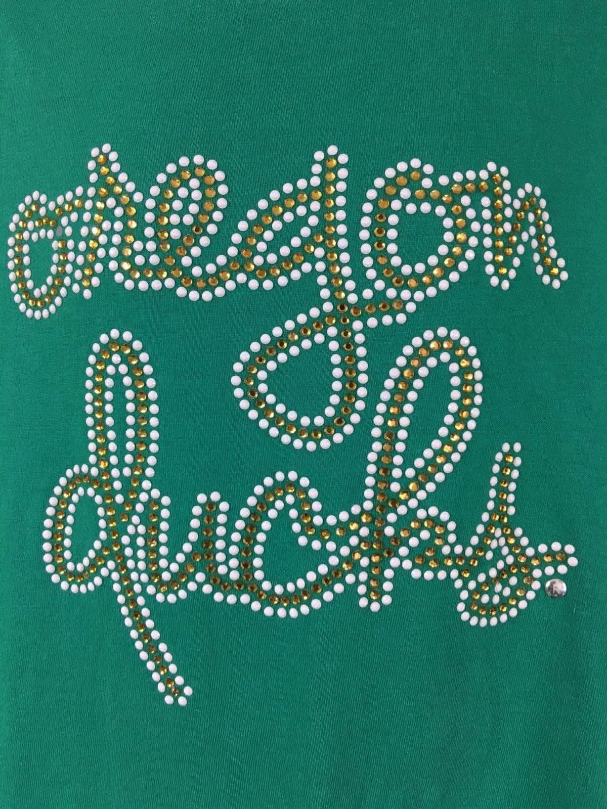 NCAA Oregon Ducks Beaded Girls' T-Shirt Youth Medium 10