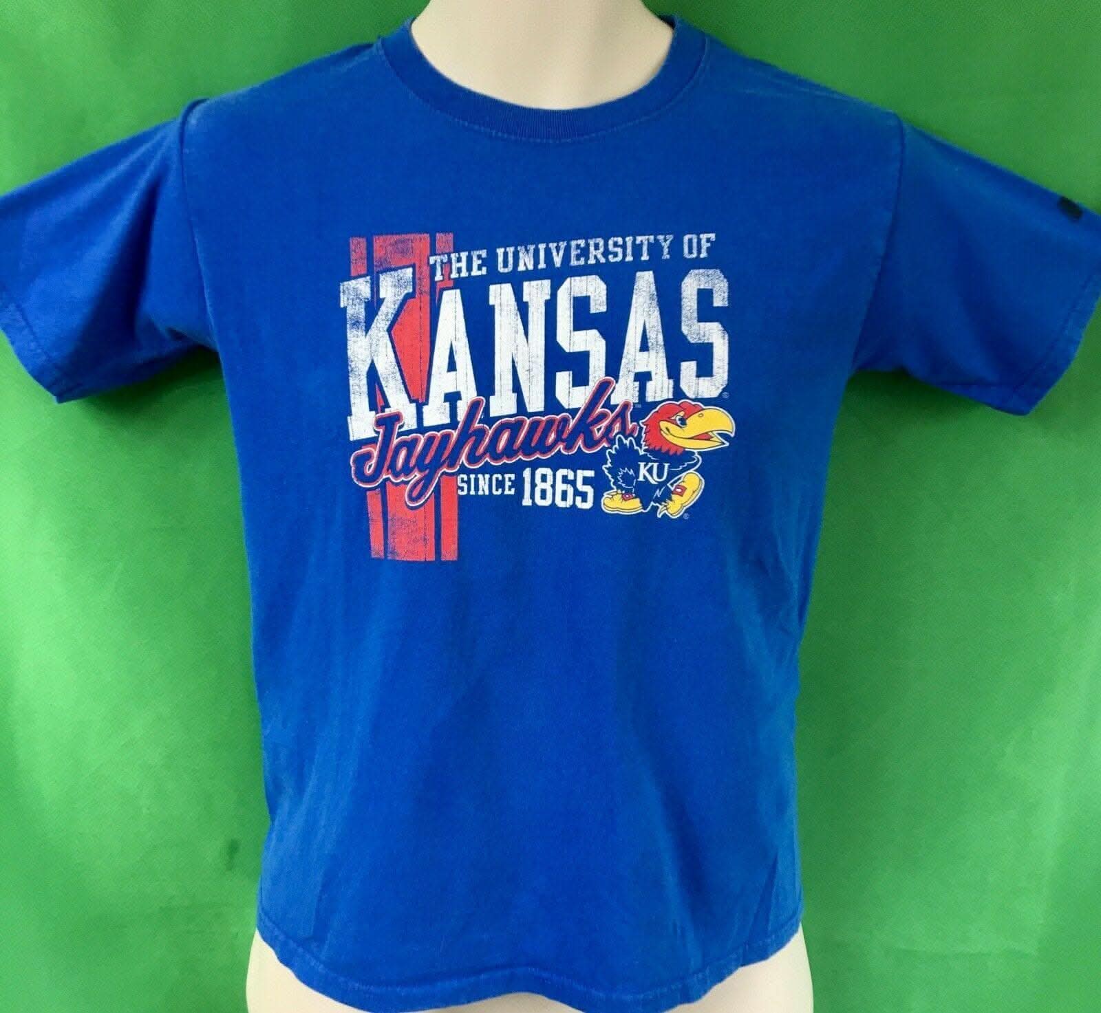 NCAA Kansas Jayhawks Russell T-Shirt Youth Medium 10-12