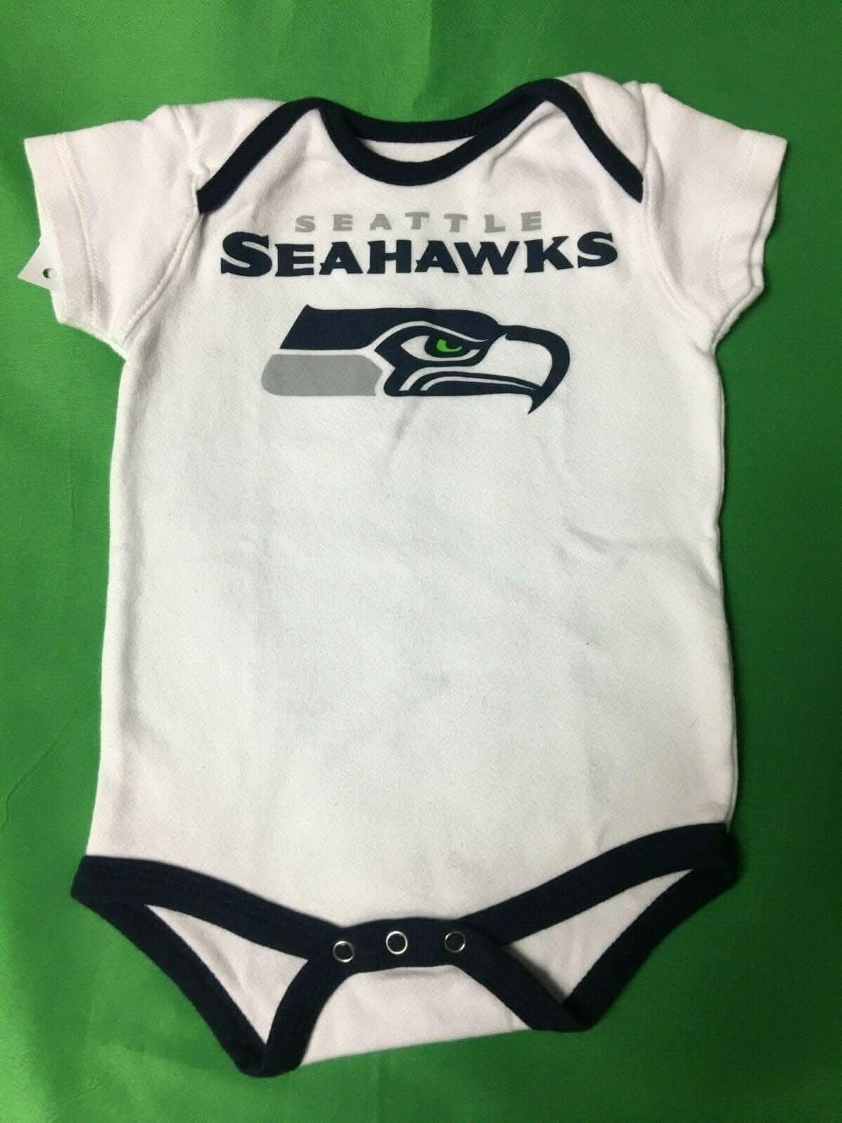 NFL Seattle Seahawks White Bodysuit/Vest 18 Months