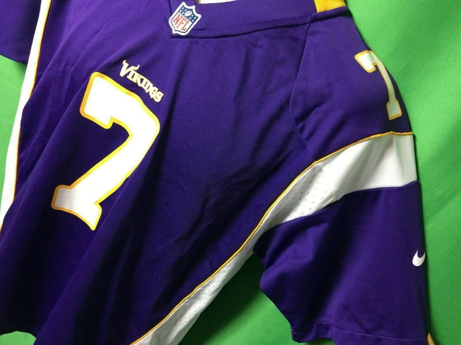 NFL Minnesota Vikings Christian Ponder #7 Game Jersey Youth X-Large NWOT