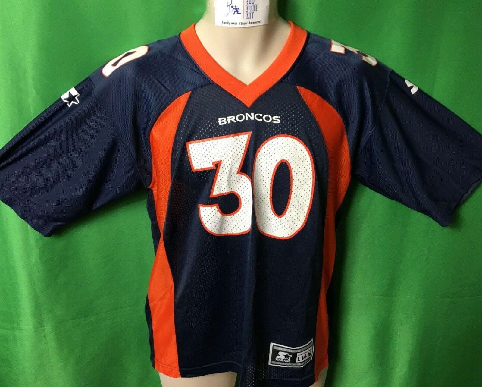 NFL Denver Broncos Terrell Davis #30 Starter Vintage Jersey Youth Large 14-16