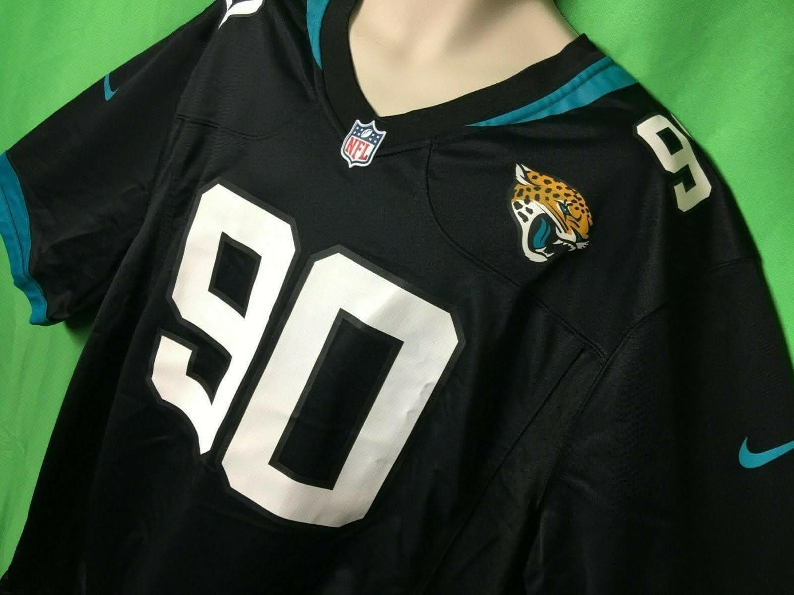 NFL Jacksonville Jaguars Taven Bryan #90 Game Jersey Men's 2X-Large