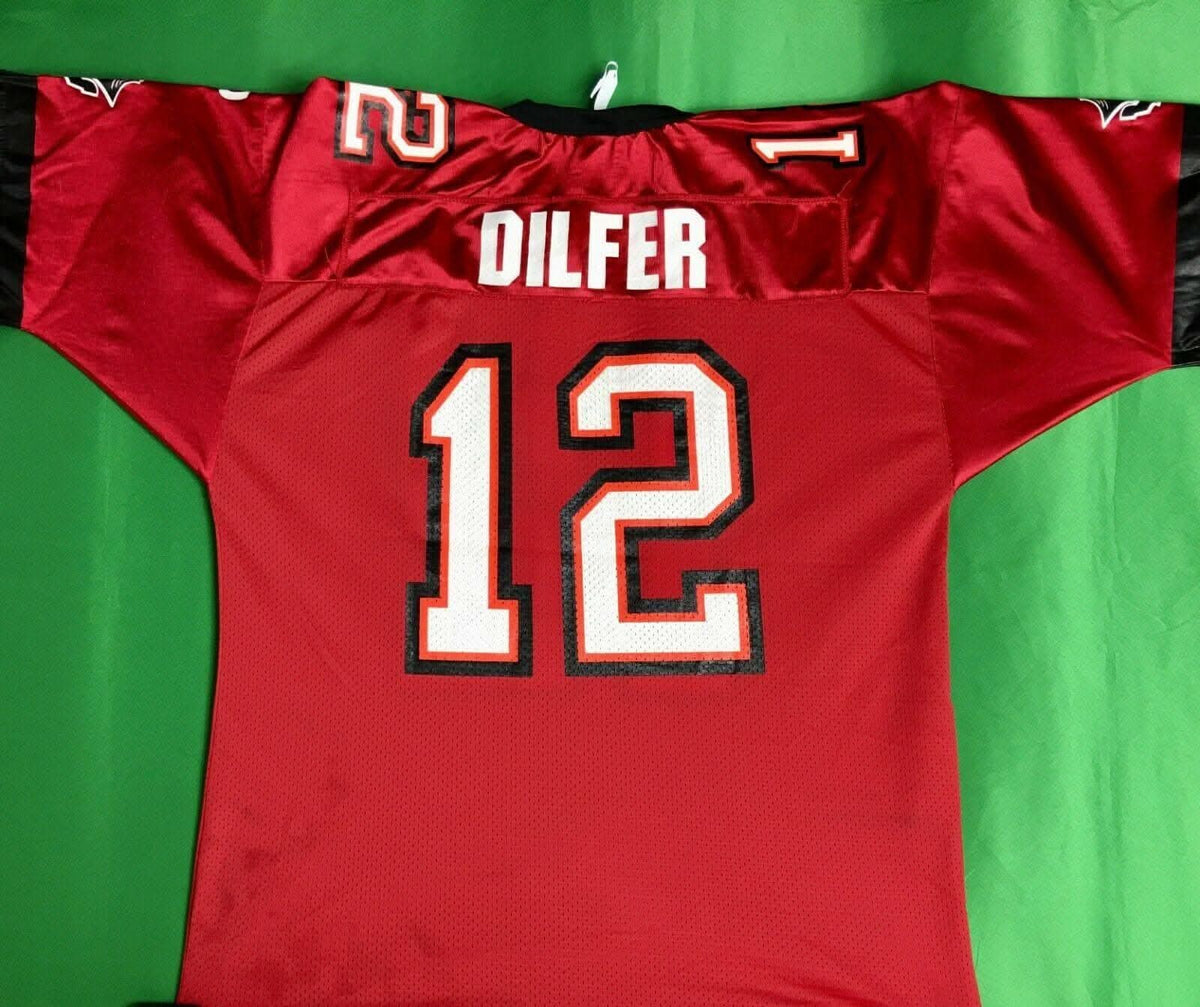 NFL Tampa Bay Buccaneers Trent Dilfer #12 Wilso Vintage Jersey Men's X-Large 50