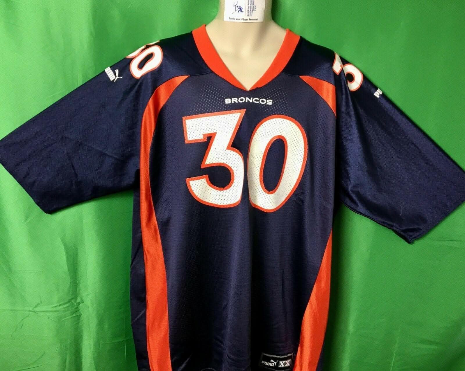 NFL Denver Broncos Terrell Davis #30 Puma Vintage Jersey Men's 2X-Large