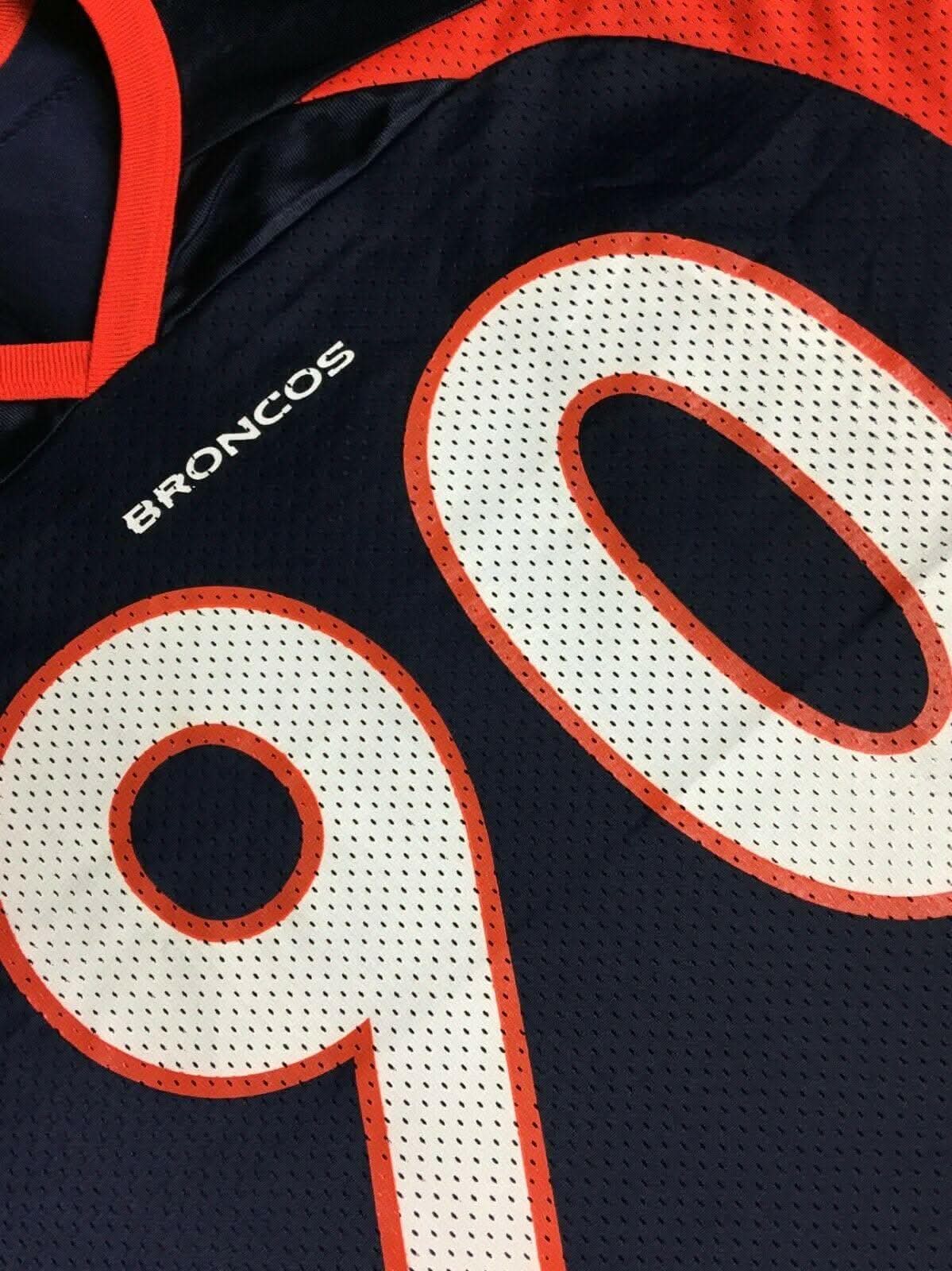 NFL Denver Broncos Neil Smith #90 Champion Vintage Jersey Men's Large/X-Large