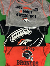 NFL Denver Broncos Set of 3 Bodysuits/Vests 12 Months