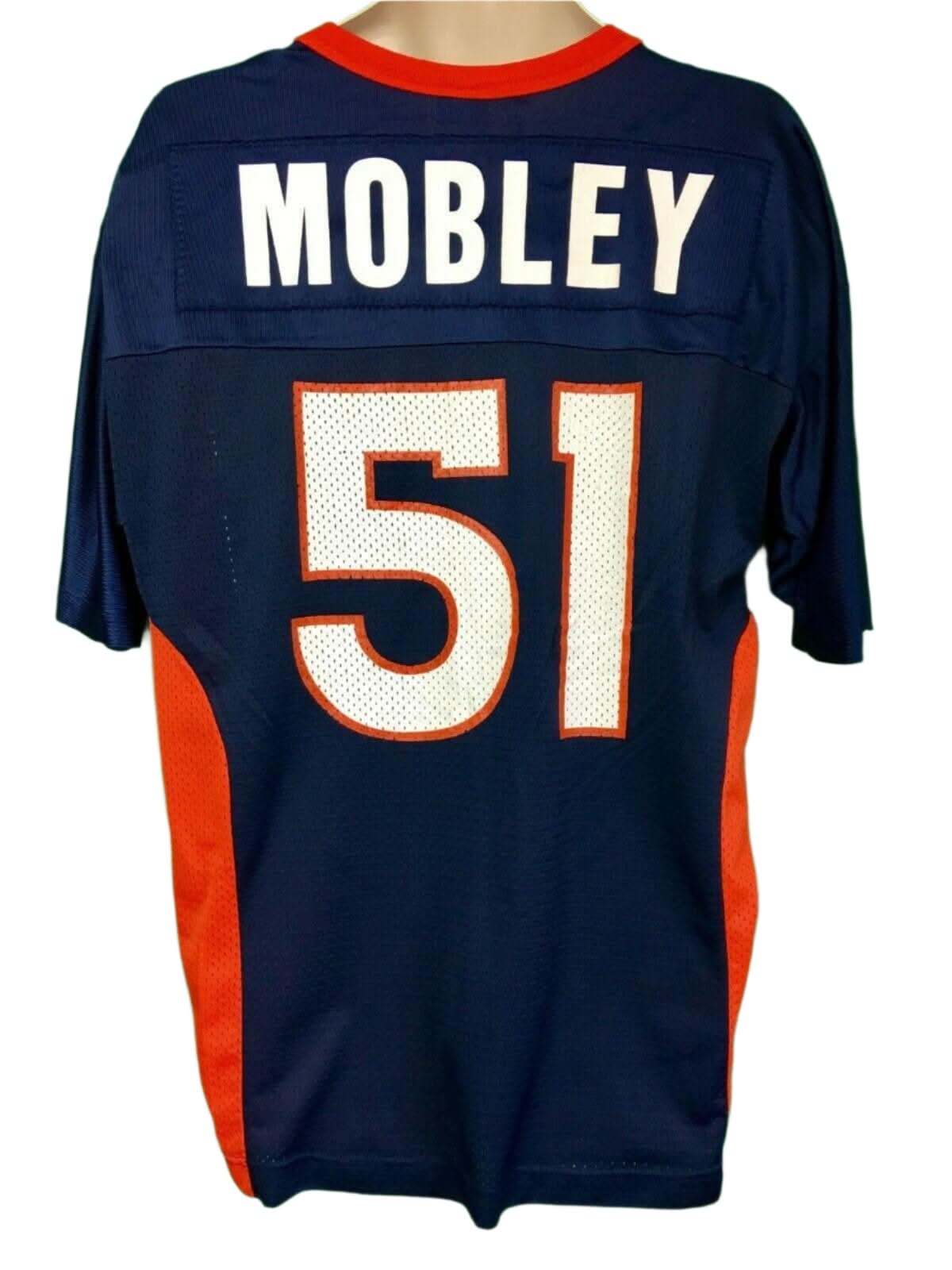 NFL Denver Broncos John Mobley #51 Champion Vintage Jersey Men's Large