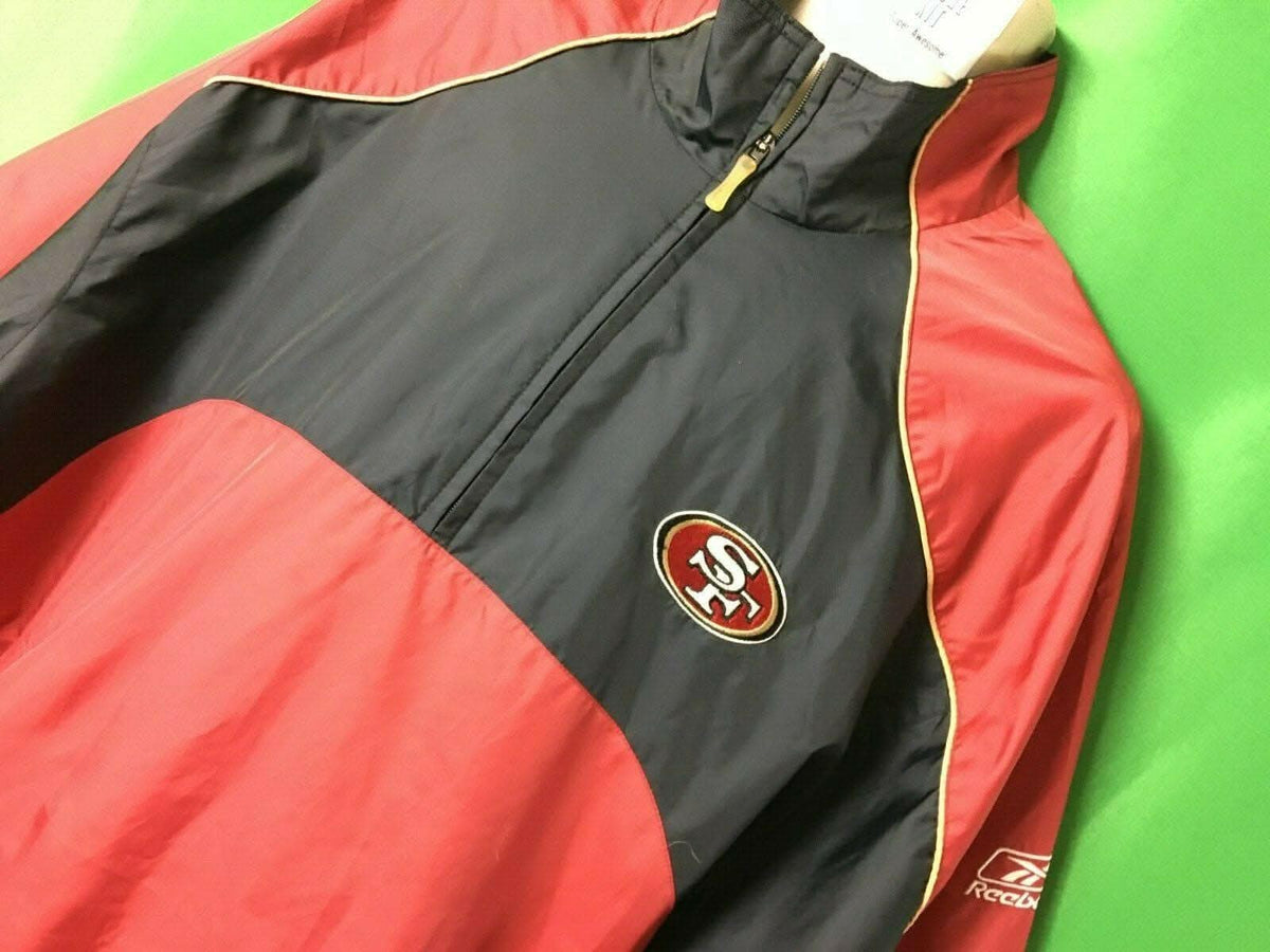 NFL San Francisco 49ers Reebok Pullover Windproof Jacket Men's X-Large