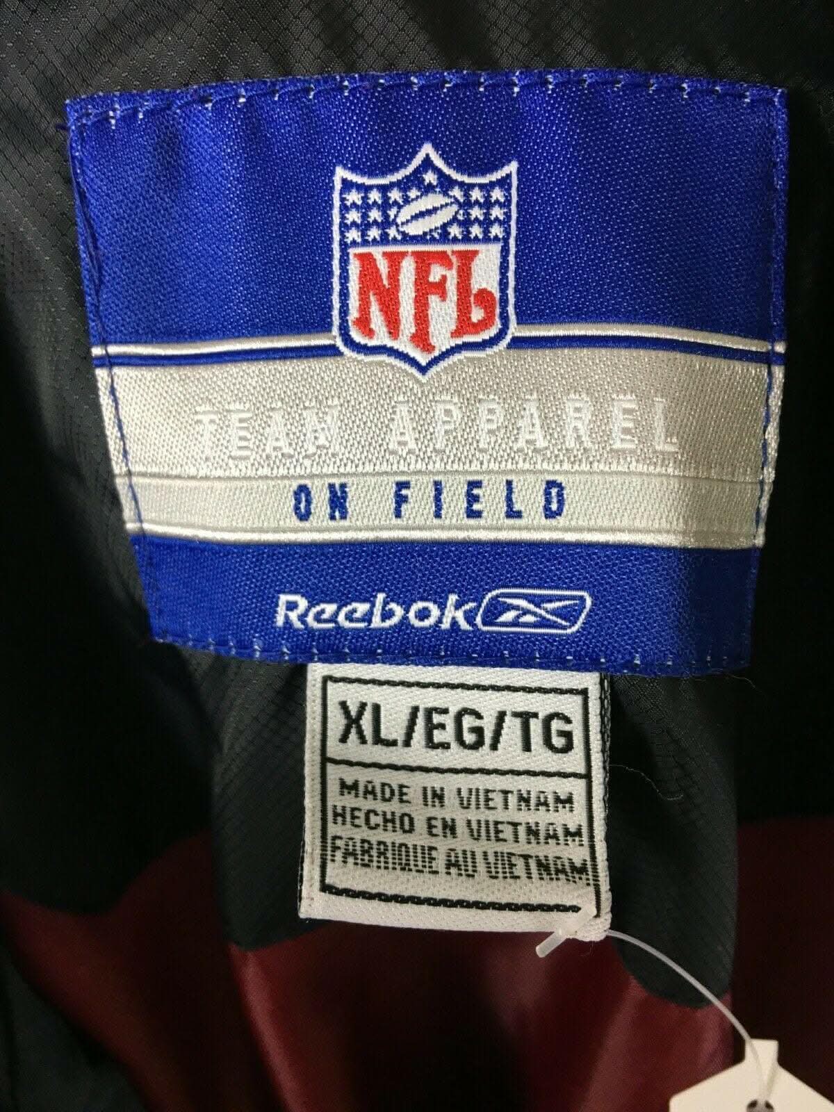 NFL San Francisco 49ers Reebok Pullover Windproof Jacket Men's X-Large