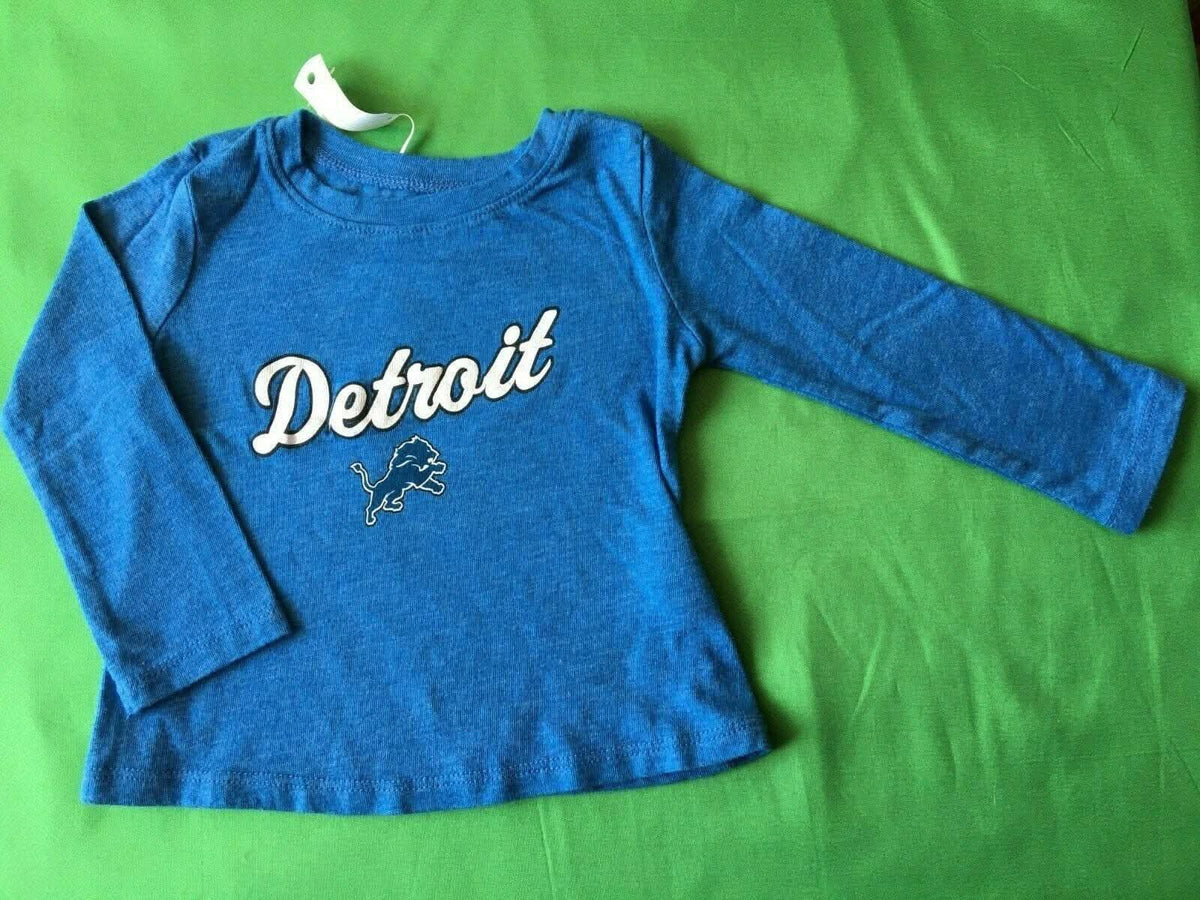 NFL Detroit Lions Blue L/S T-Shirt 12-18 Months