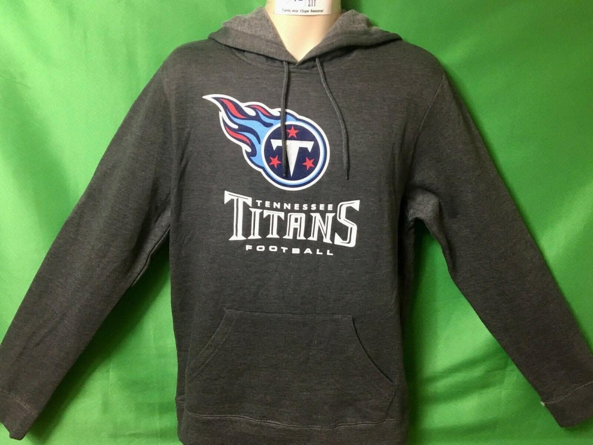 NFL Tennessee Titans Heathered Charcoal Pullover Hoodie Men's Medium NWT