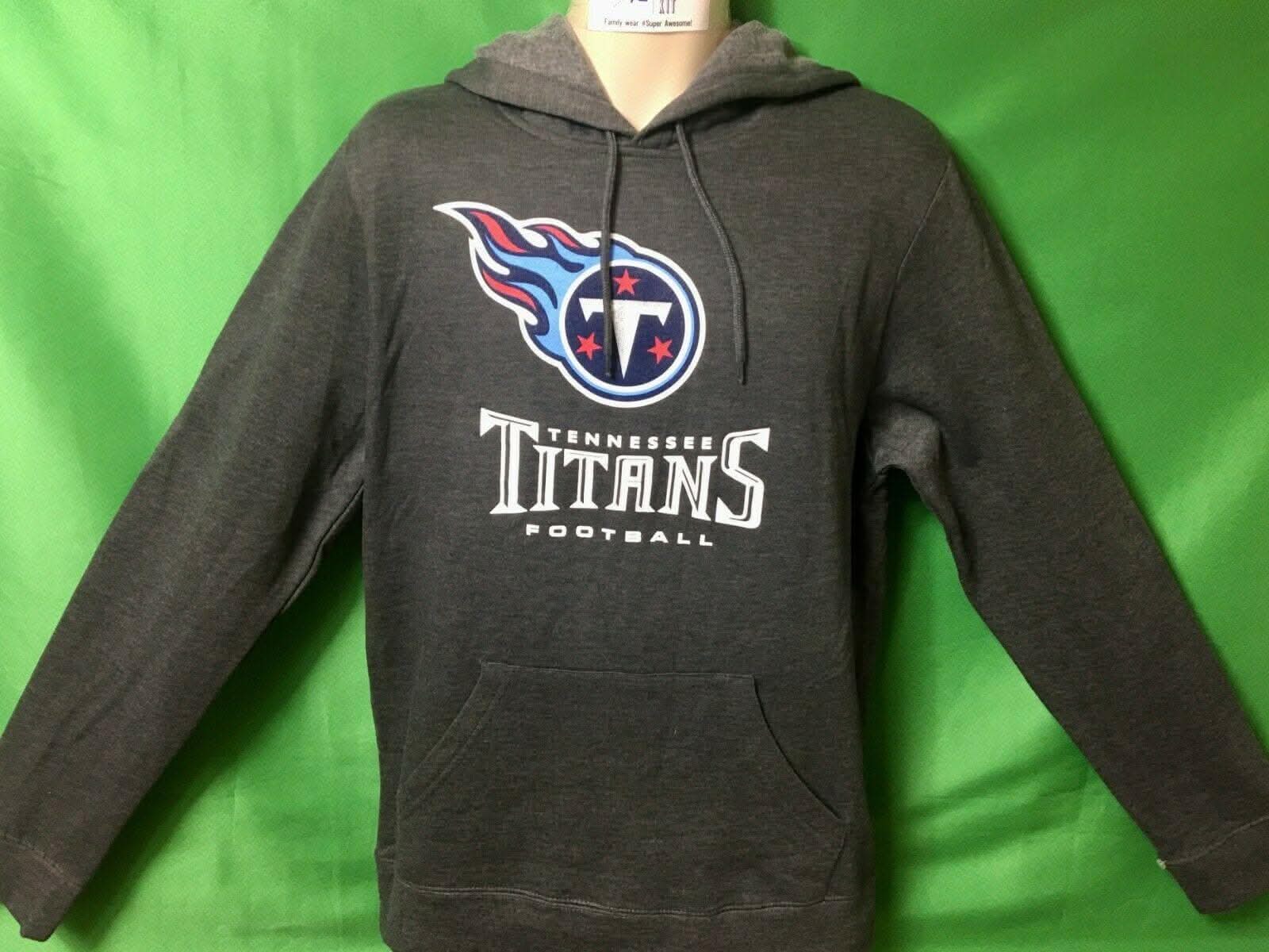 NFL Tennessee Titans Heathered Charcoal Pullover Hoodie Men's Medium NWT