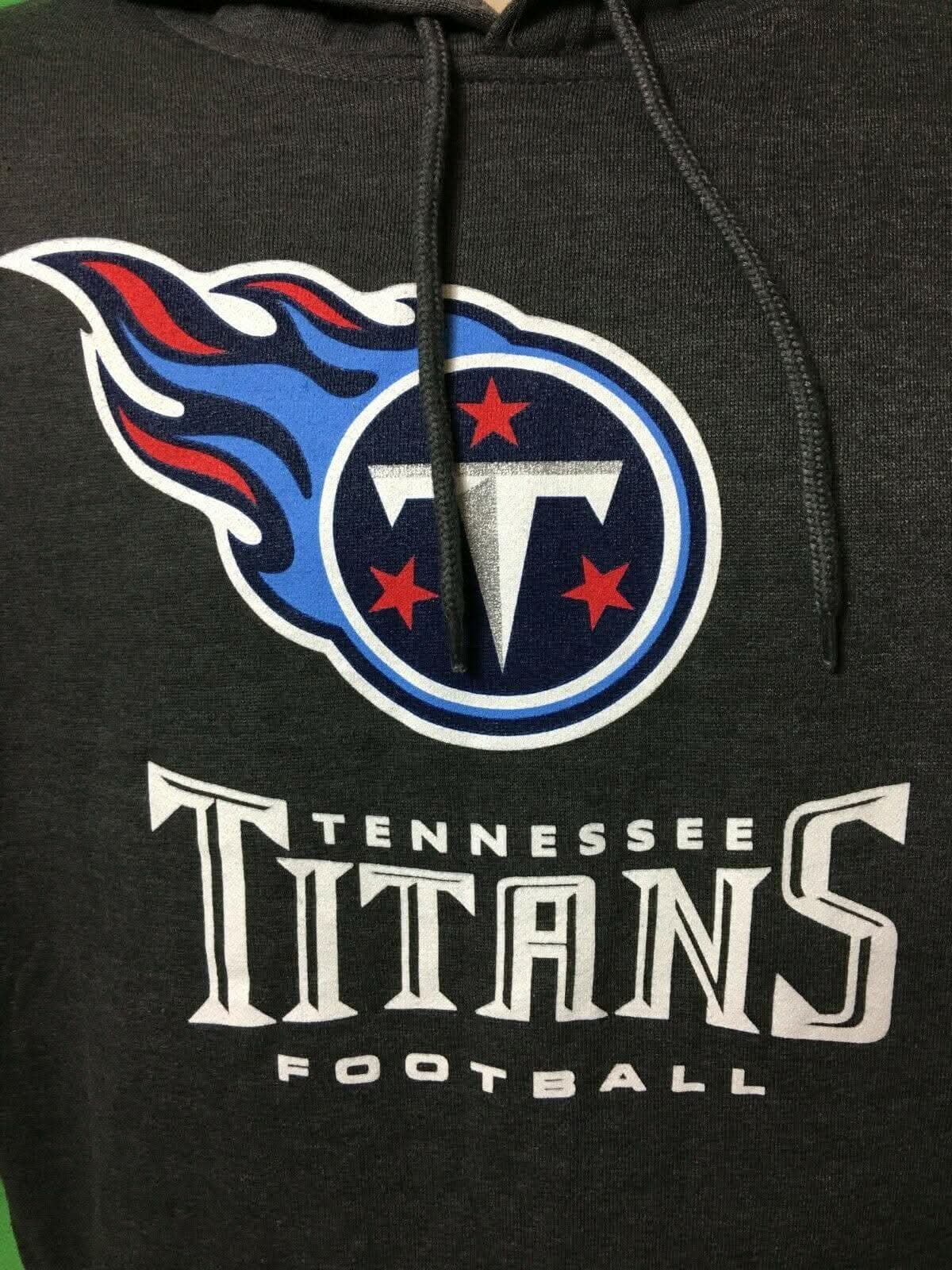 NFL Tennessee Titans Heathered Charcoal Pullover Hoodie Men's Medium NWT