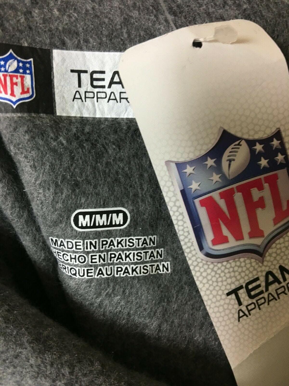 NFL Tennessee Titans Heathered Charcoal Pullover Hoodie Men's Medium NWT