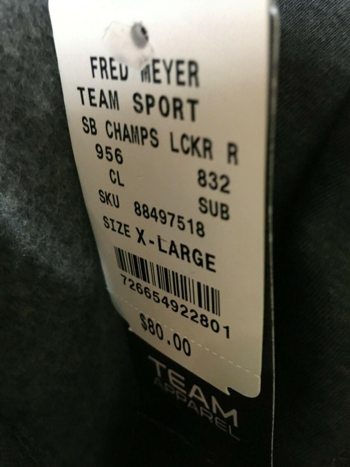 NFL Seattle Seahawks Grey Super Bowl XLVIII Champions Hoodie Men's X-Large NWT