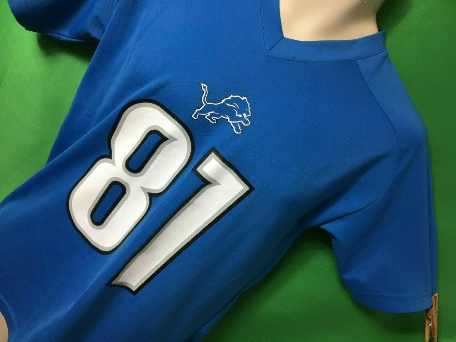 NFL Detroit Lions Calvin Johnson #81 Jersey Youth Large 14-16