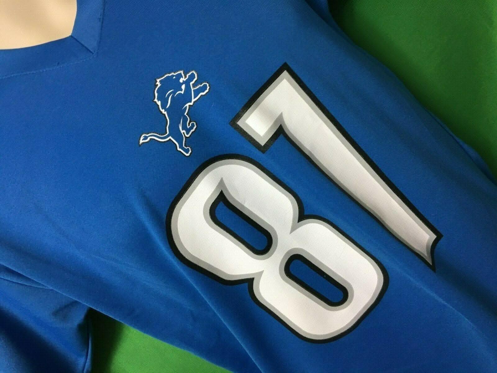 NFL Detroit Lions Calvin Johnson #81 Jersey Youth Large 14-16