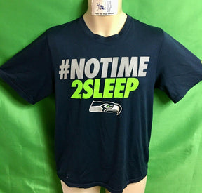 NFL Seattle Seahawks "No Time 2 Sleep" T-Shirt Men's Small