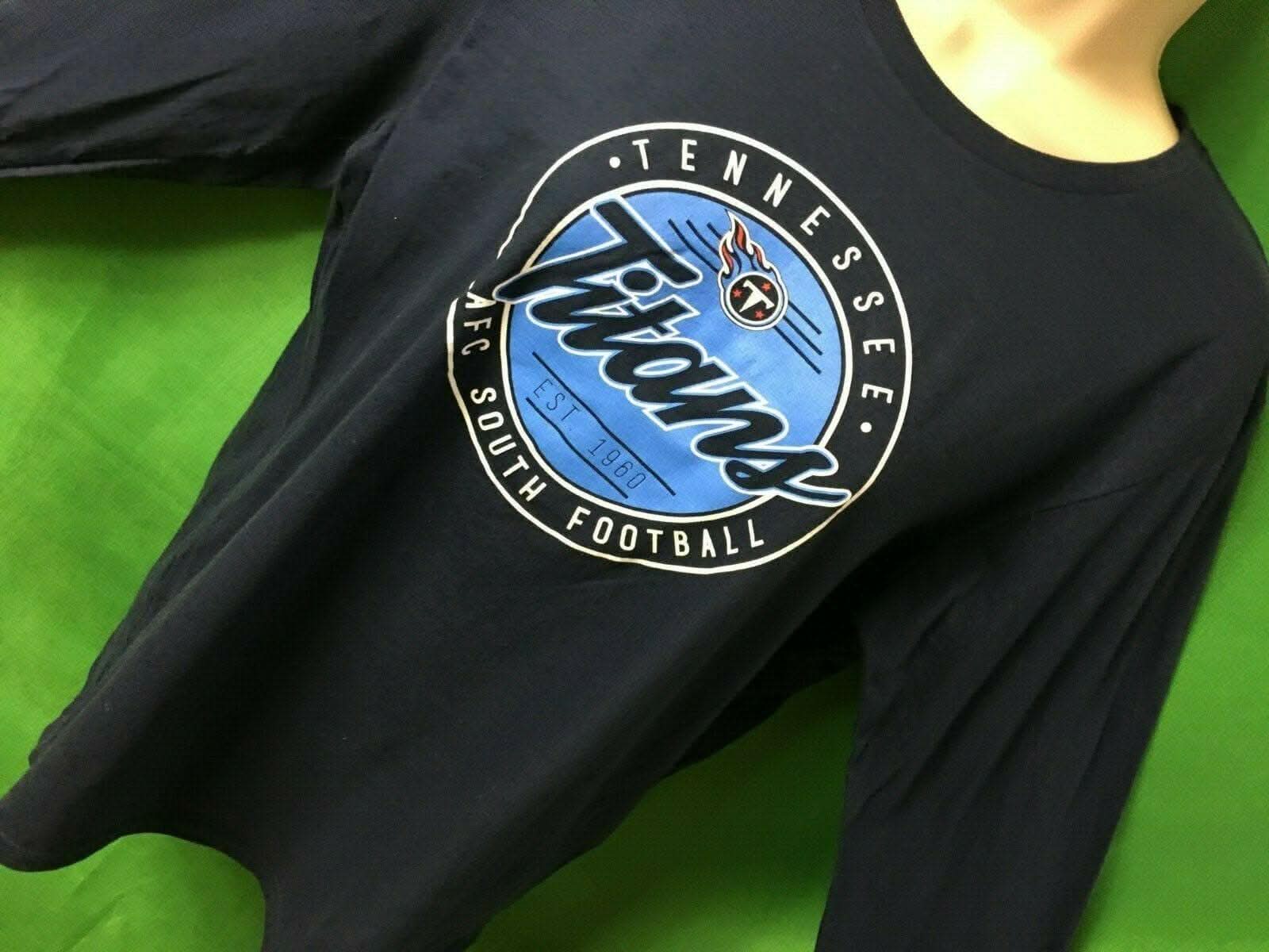 NFL Tennessee Titans L-S Navy T-Shirt Women's Large NWT