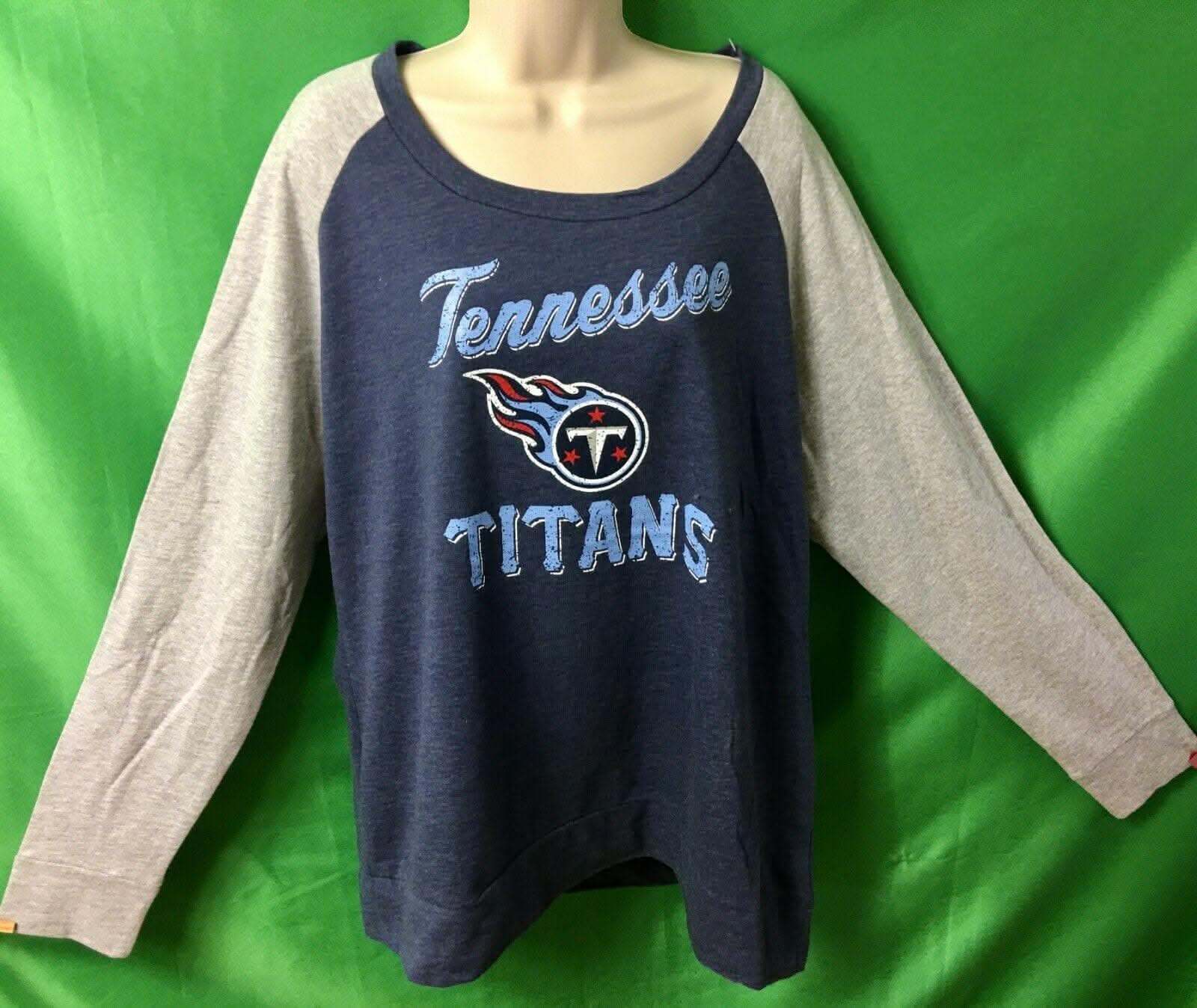 NFL Tennessee Titans Colour Block L/S T-Shirt Women's 2X-Large
