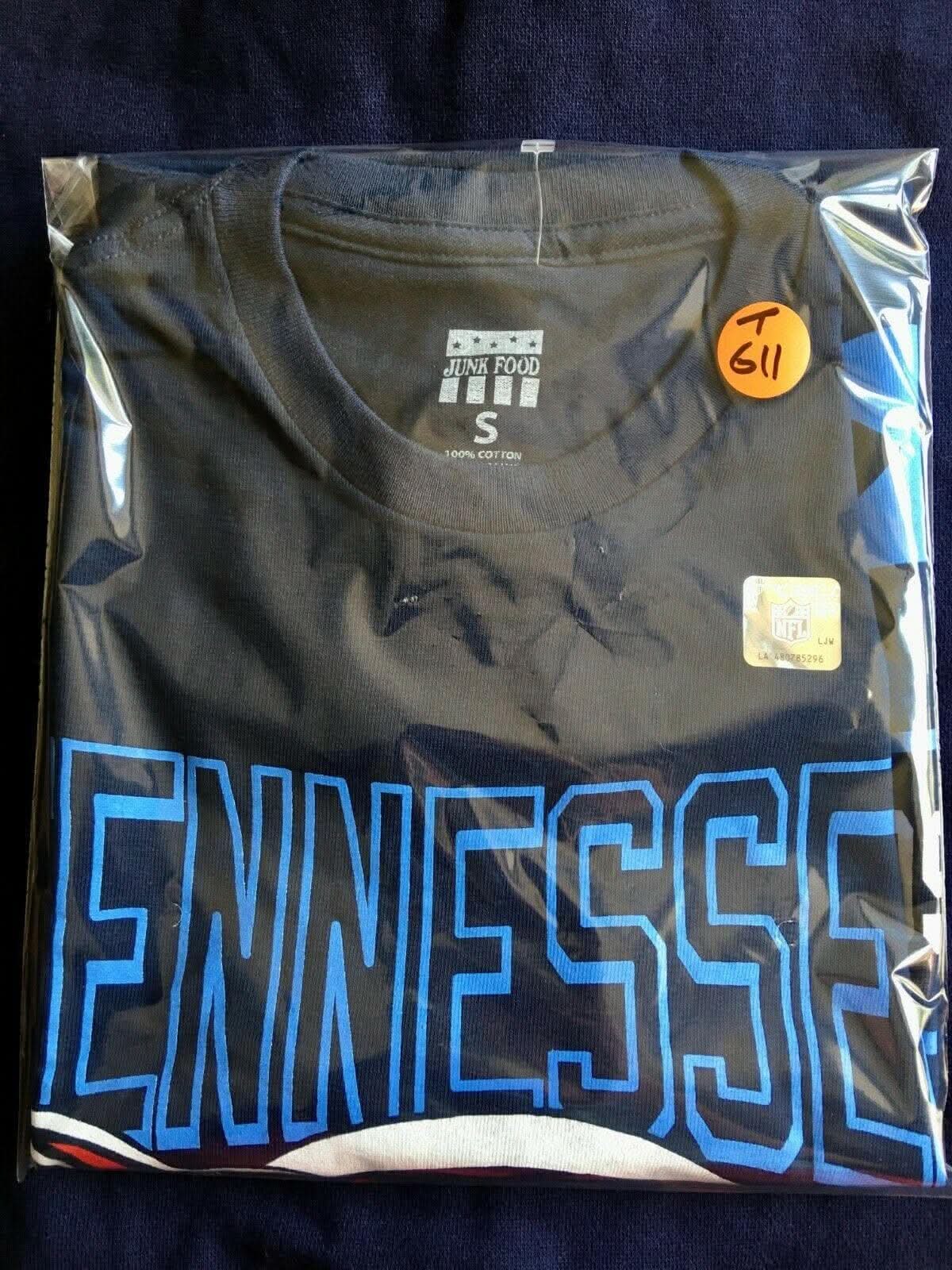 NFL Tennessee Titans Junk Food T-Shirt Men's Small NWT