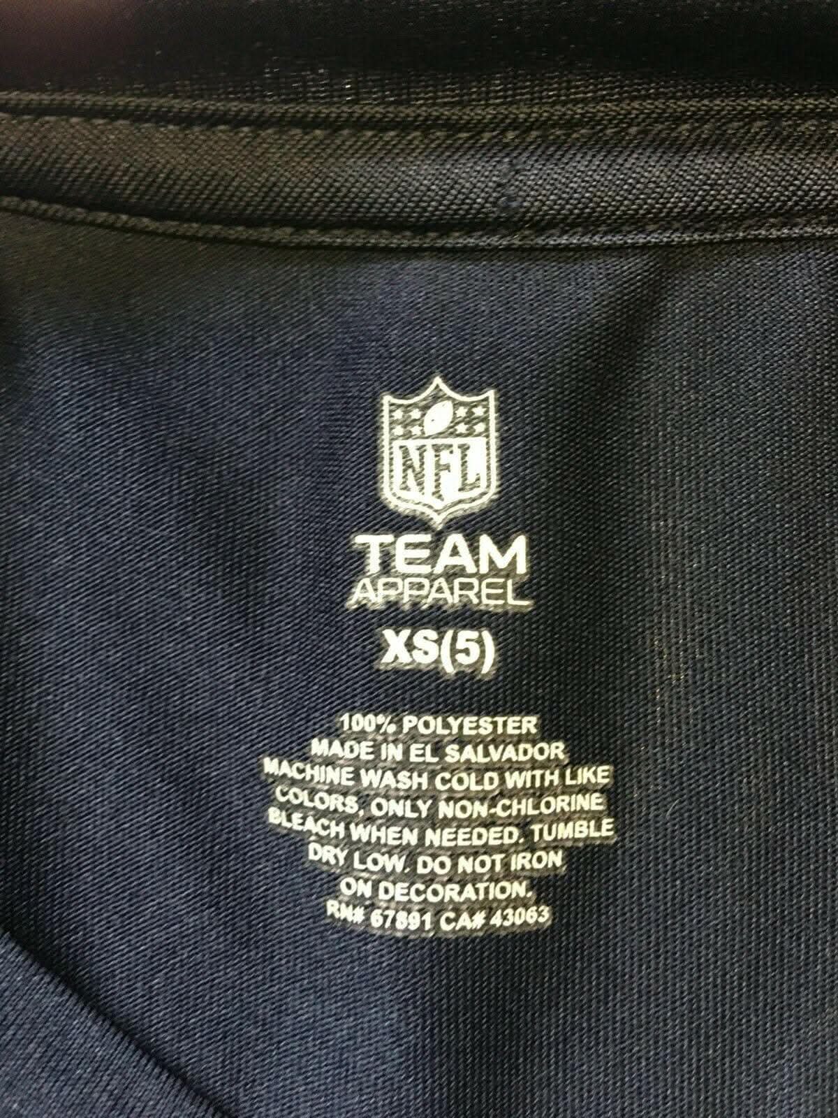 NFL New England Patriots Wicking T-Shirt Youth X-Small 5