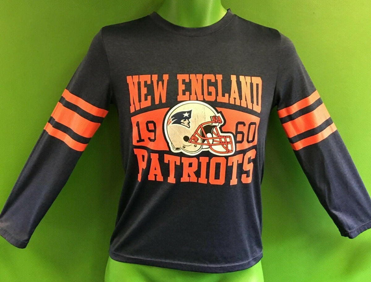 NFL New England Patriots Wicking L/S T-Shirt Youth Medium 10-12