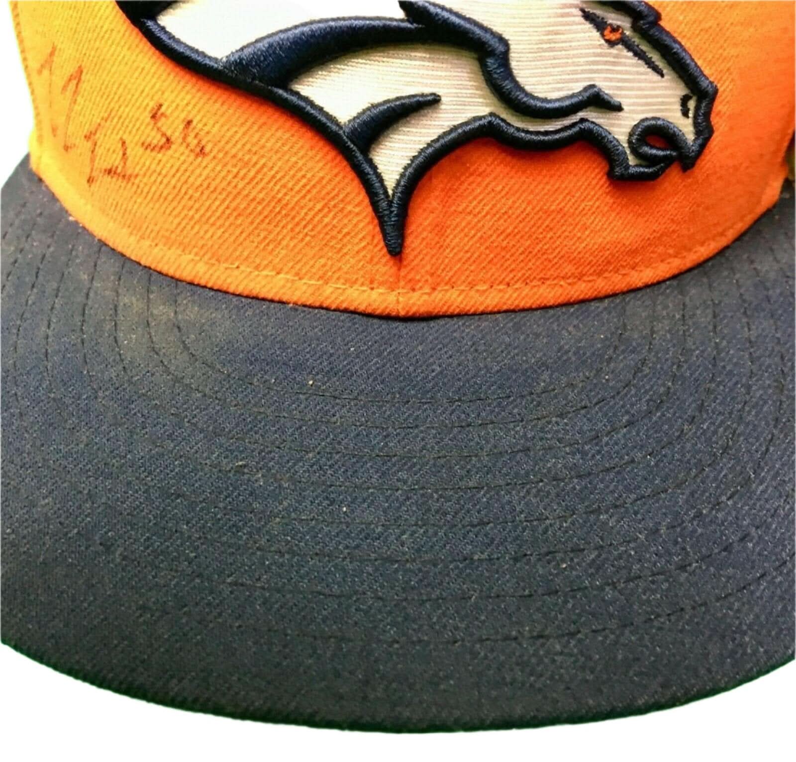 NFL Denver Broncos SIGNED New Era 59FIFTY Fitted Baseball Hat/Cap 7