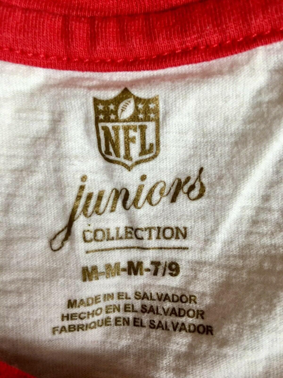 NFL Kansas City Chiefs Weathered Baseball-Style T-Shirt Youth Medium 7-9