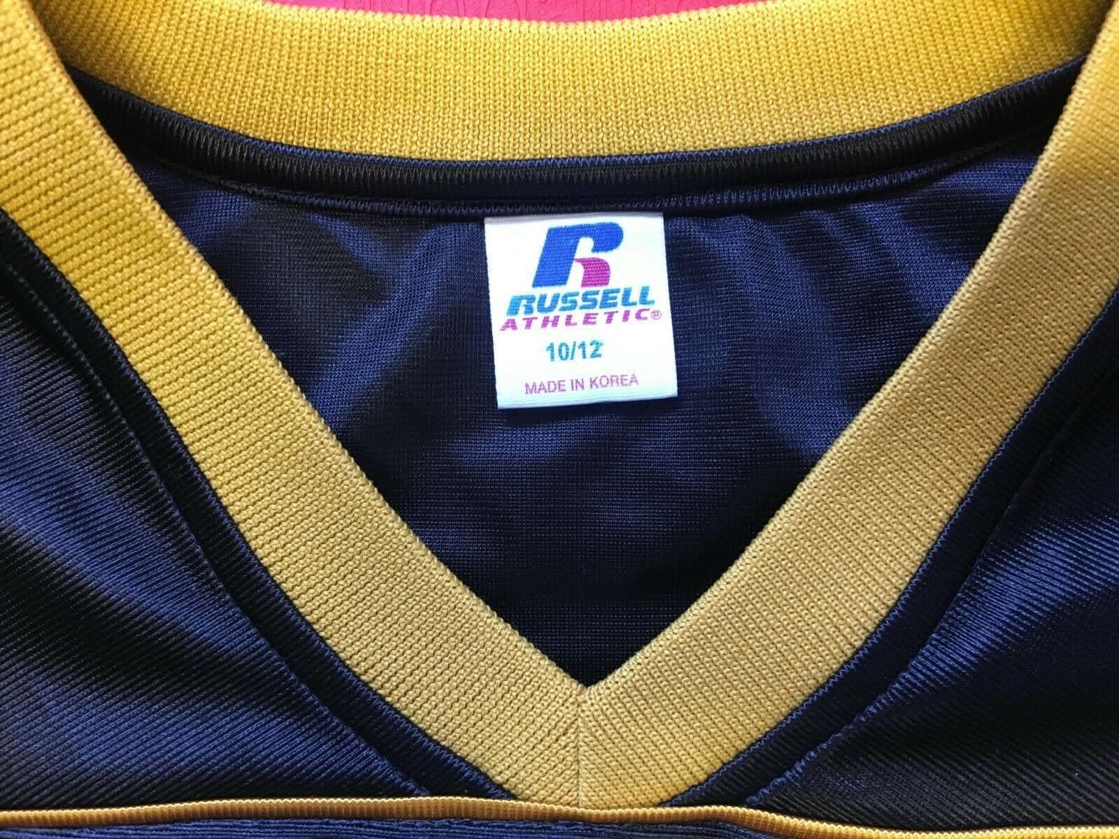 NCAA Missouri Mizzou Tigers Russell Vintage Jersey Youth Medium 10-12
