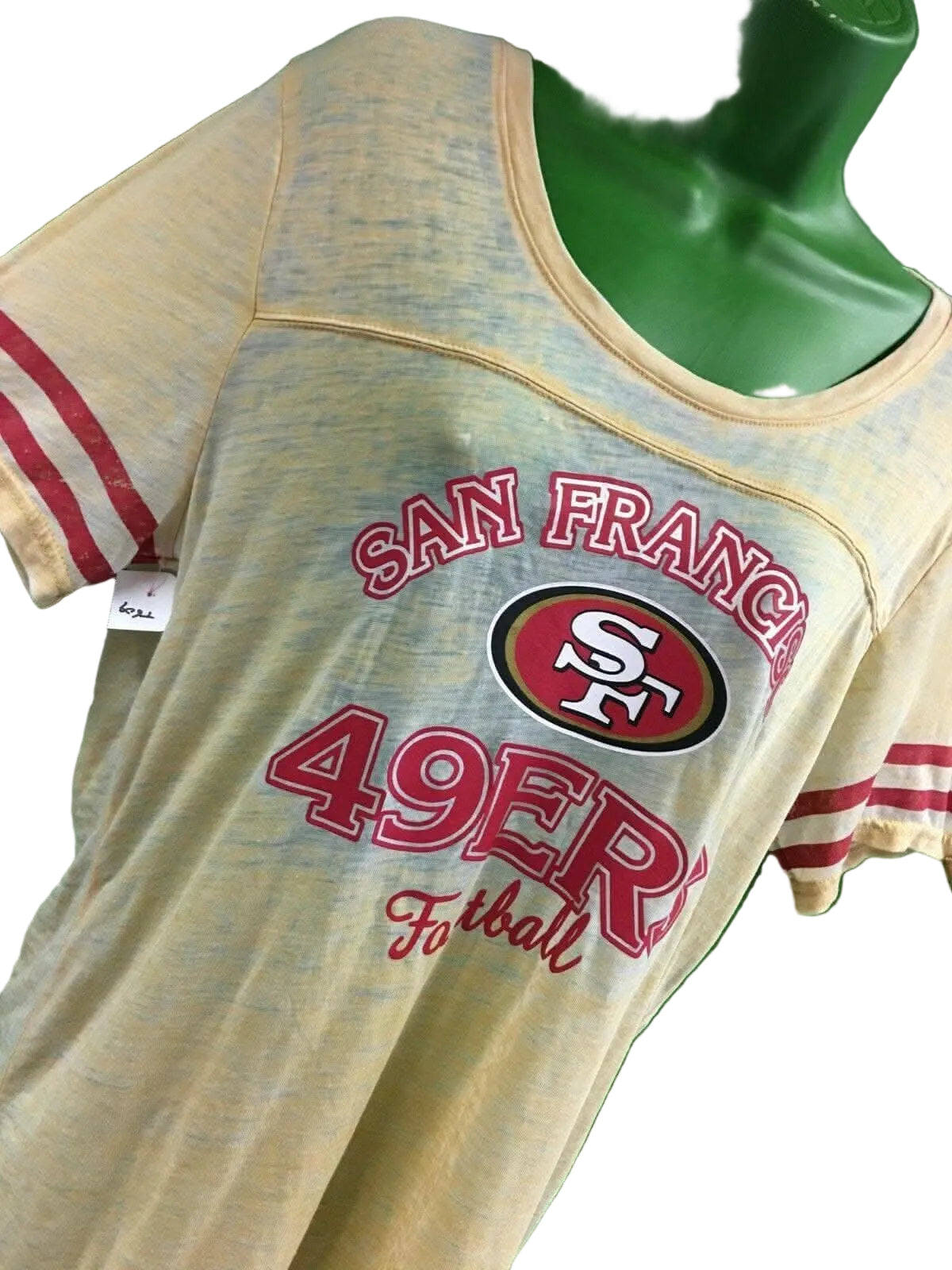 NFL San Francisco 49ers Scoop Neck Tissue T-Shirt Girls' X-Large 15-17