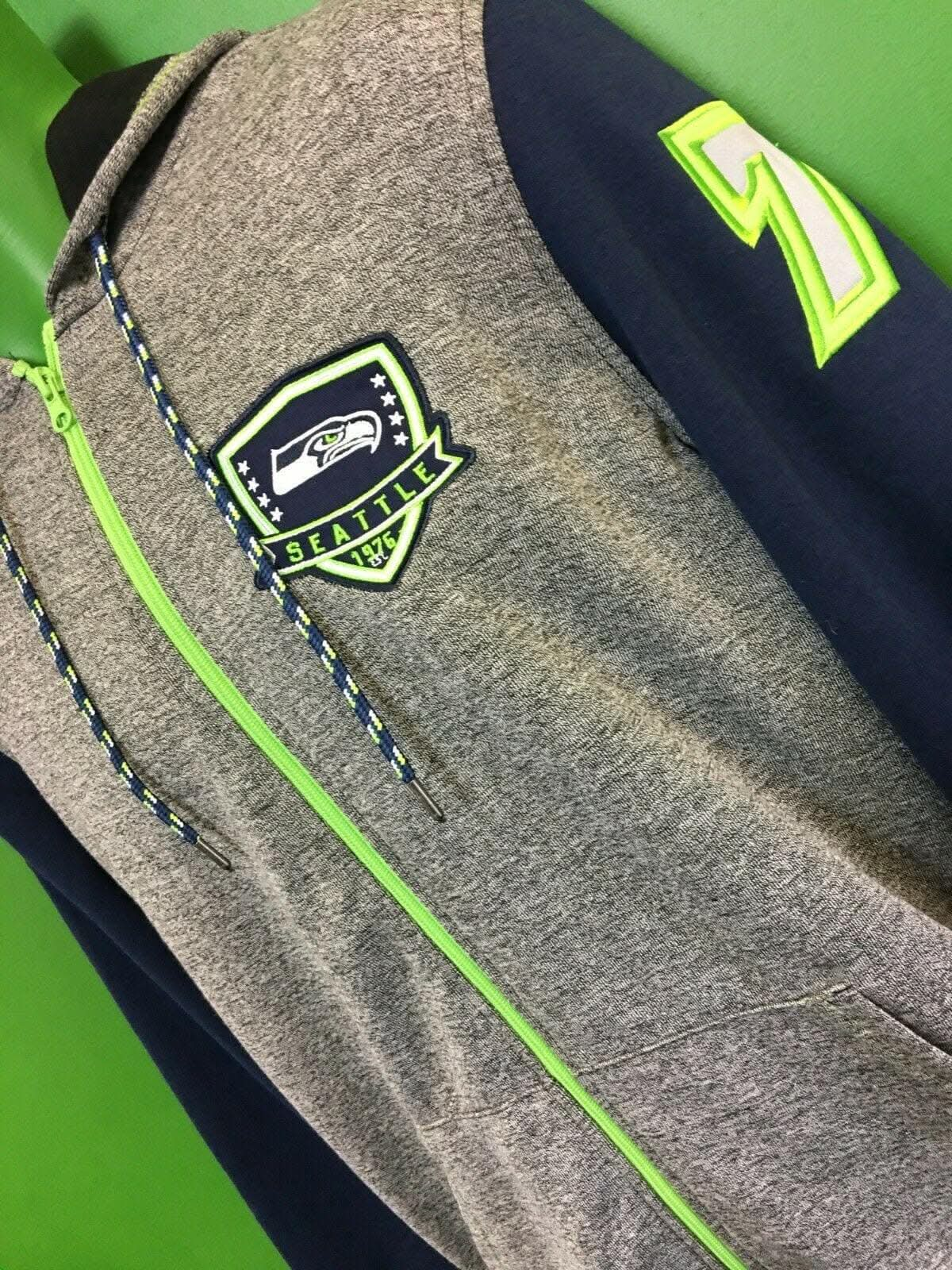 NFL Seattle Seahawks Heathered Full Zip Coat/Jacket Men's Medium NWT