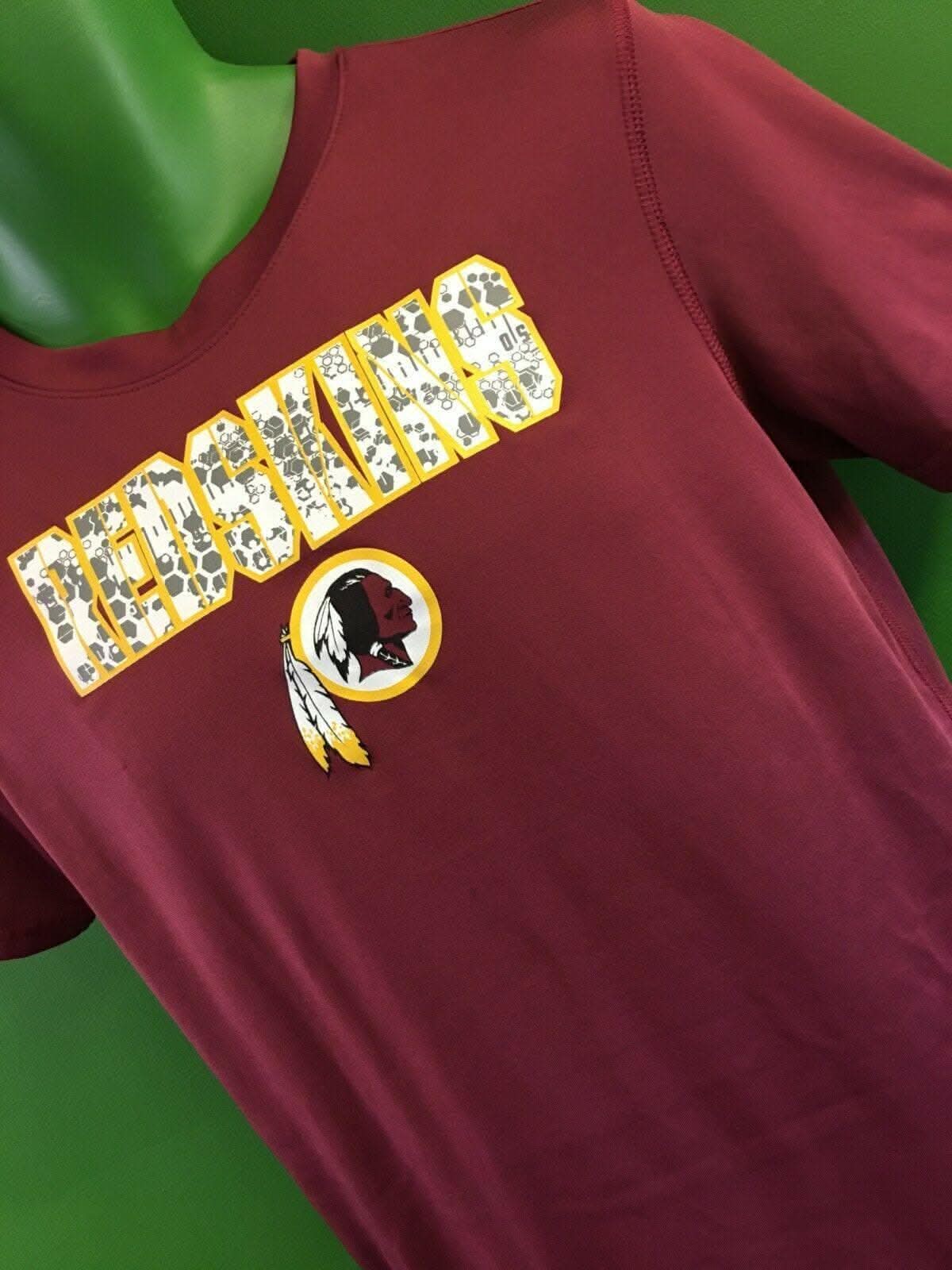NFL Washington Commanders (Redskins) Wicking T-Shirt Youth Large 14-16