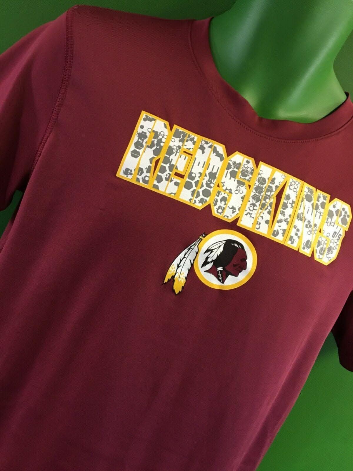NFL Washington Commanders (Redskins) Wicking T-Shirt Youth Large 14-16