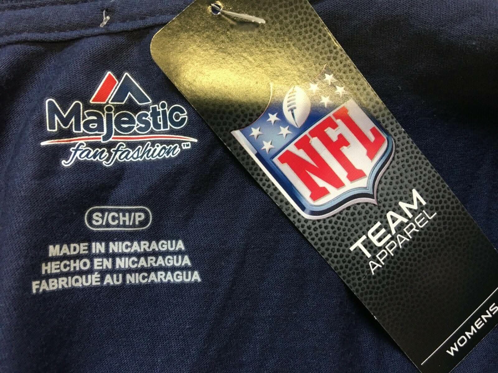 NFL Tennessee Titans Majestic T-Shirt Women's Small NWT