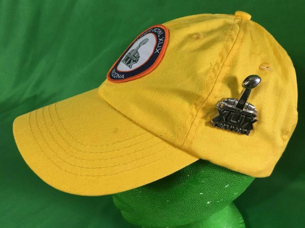 NFL Super Bowl XLIX 49 Arizona Hat/Cap with Collectible Pin OSFM